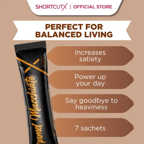 v2.0 Shortcutx Slimming Coffee - Caramel Machiatto | Weight Loss Supplement - Image 4